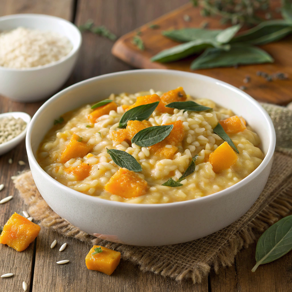 Creamy Butternut Squash and Sage Risotto Recipe Butternut Squash and Sage Risotto