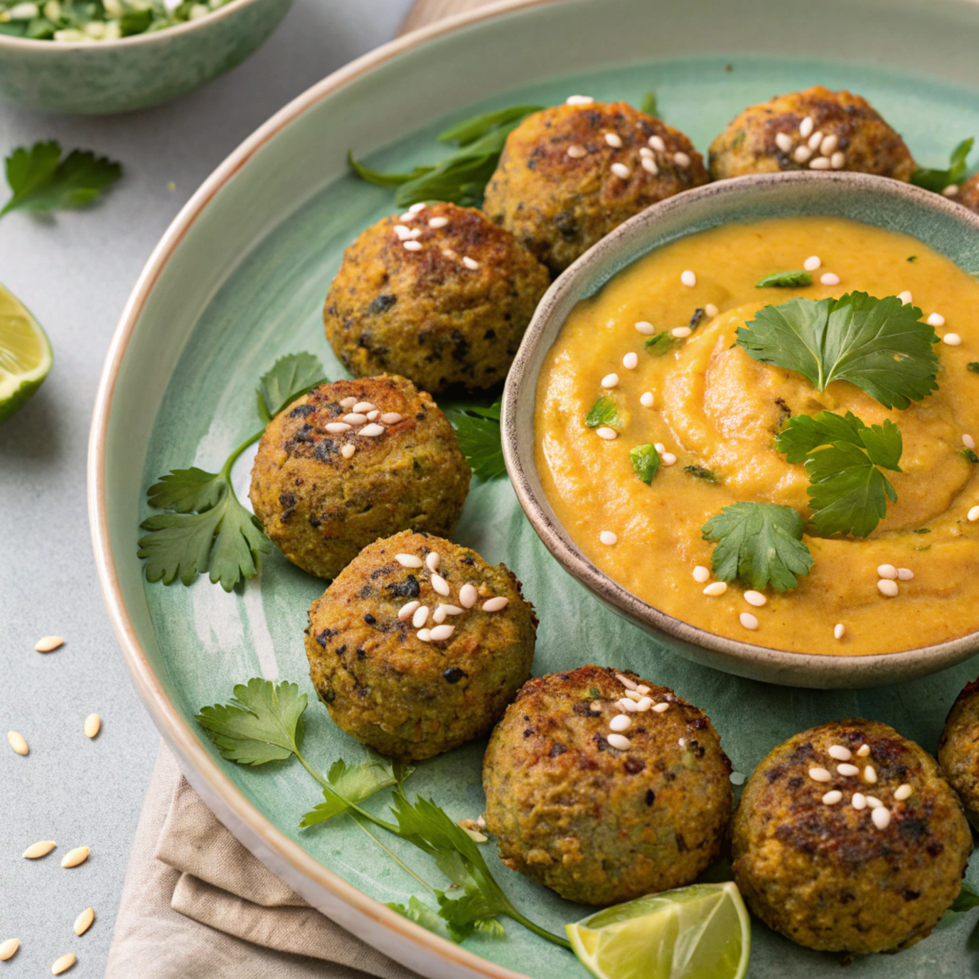 Chickpea Zucchini Kofta