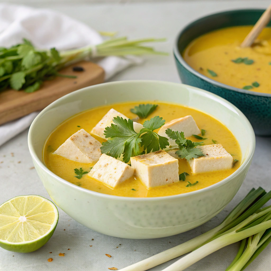 Coconut Lemongrass Soup with Tofu