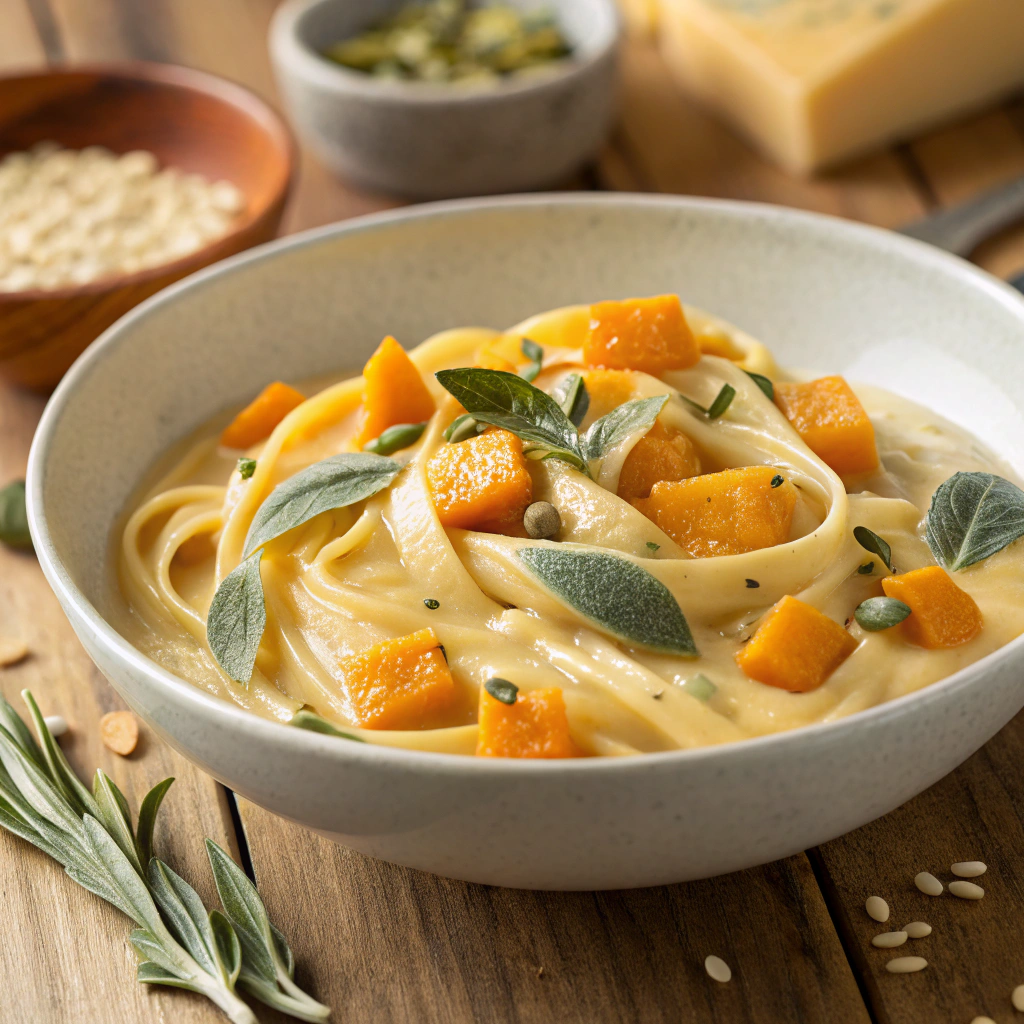 creamy-butternut-squash-and-sage-pasta (1) Butternut Squash Pasta