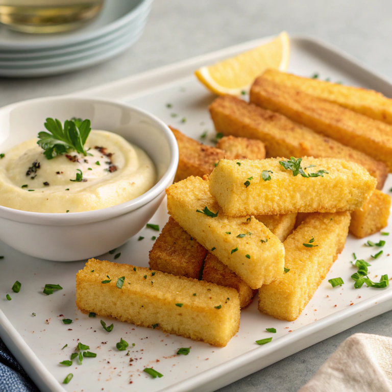 Polenta Fries with Truffle Aioli