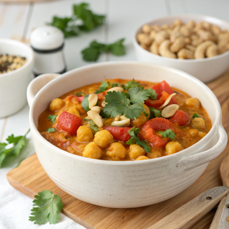 Flavorful Vegetarian Chickpea Curry Recipe