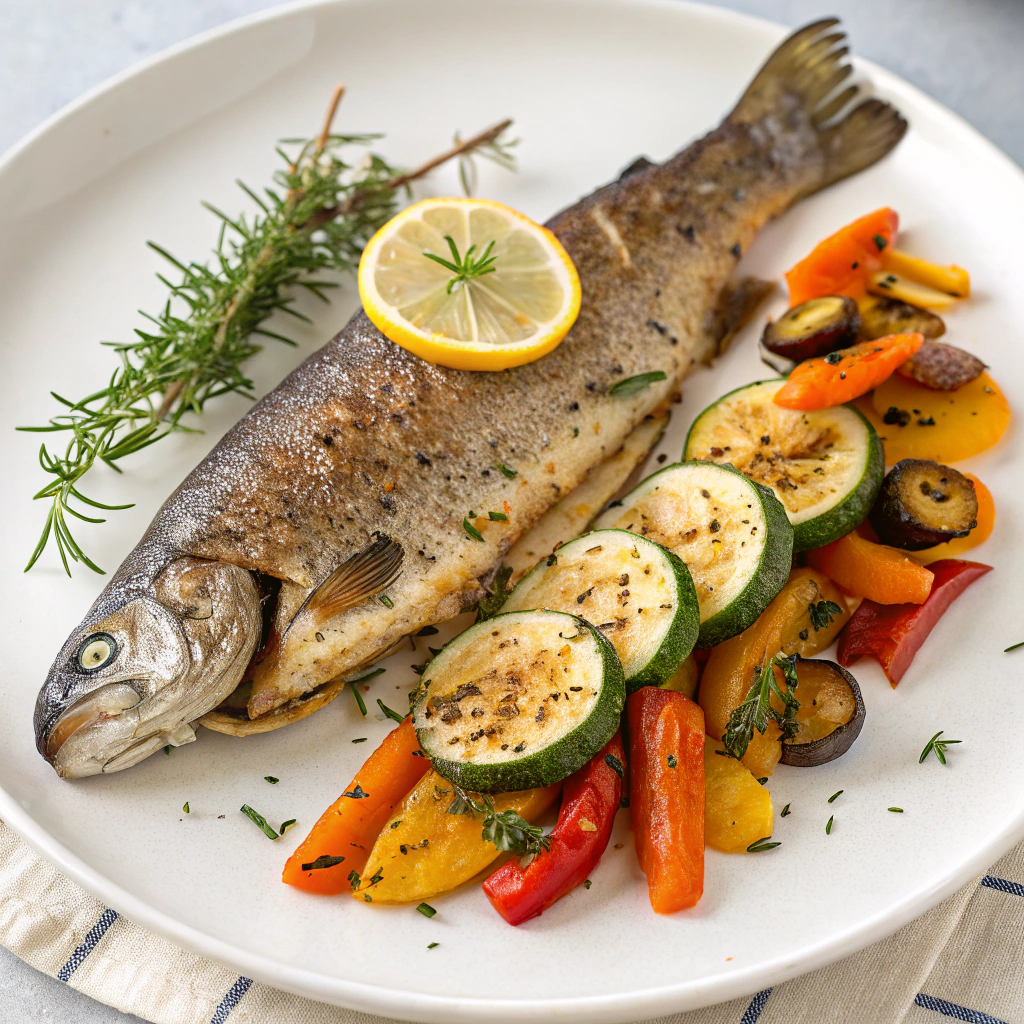 Grilled Lemon Herb Trout