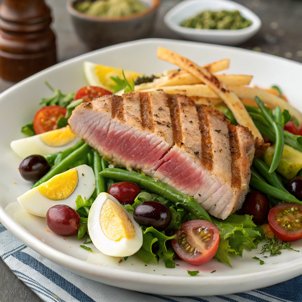 grilled-tuna-nicoise-salad Grilled Tuna Nicoise Salad