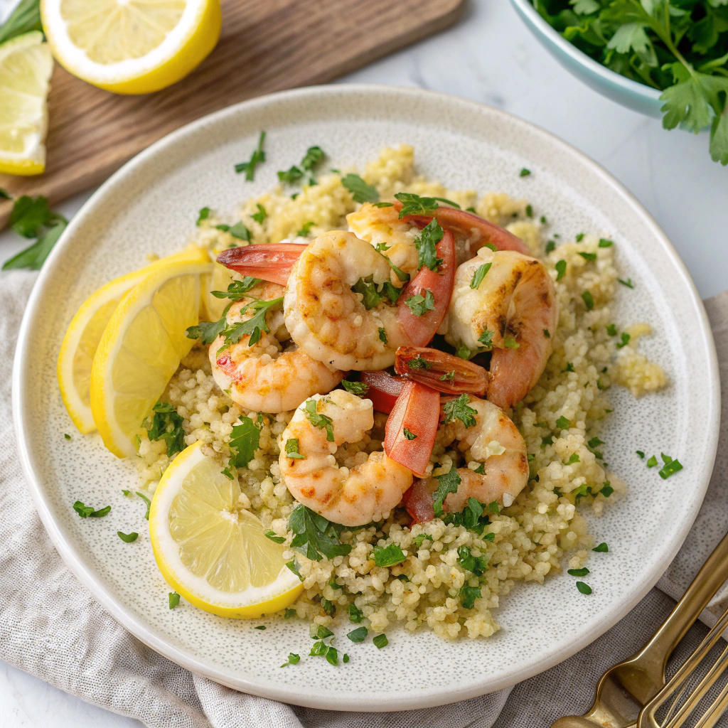 Garlic Butter Lemon Shrimp