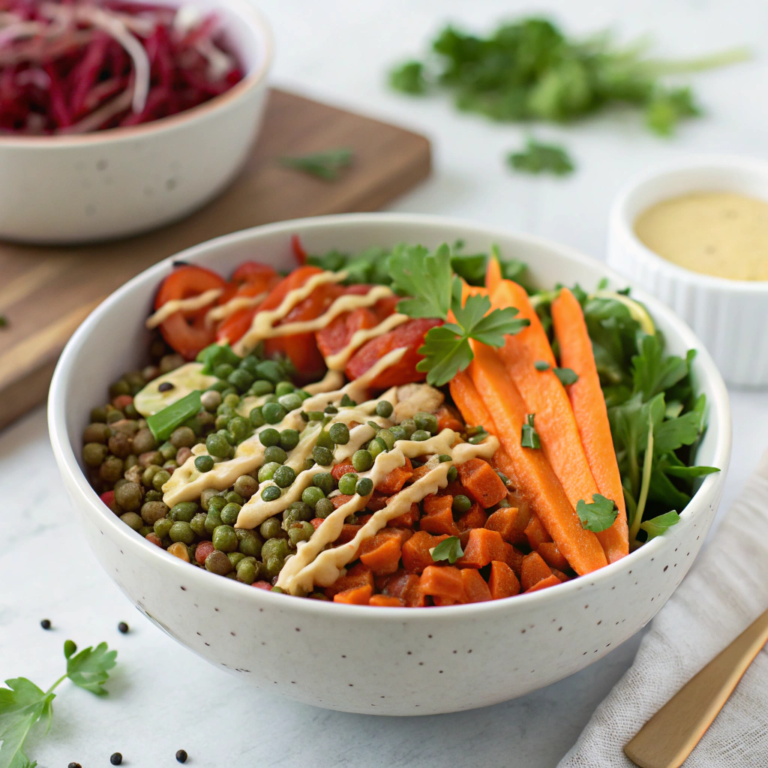 Lentil and Roasted Carrot