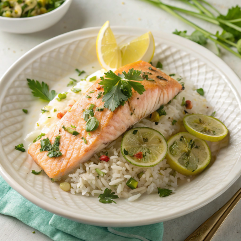 Lemongrass Poached Salmon