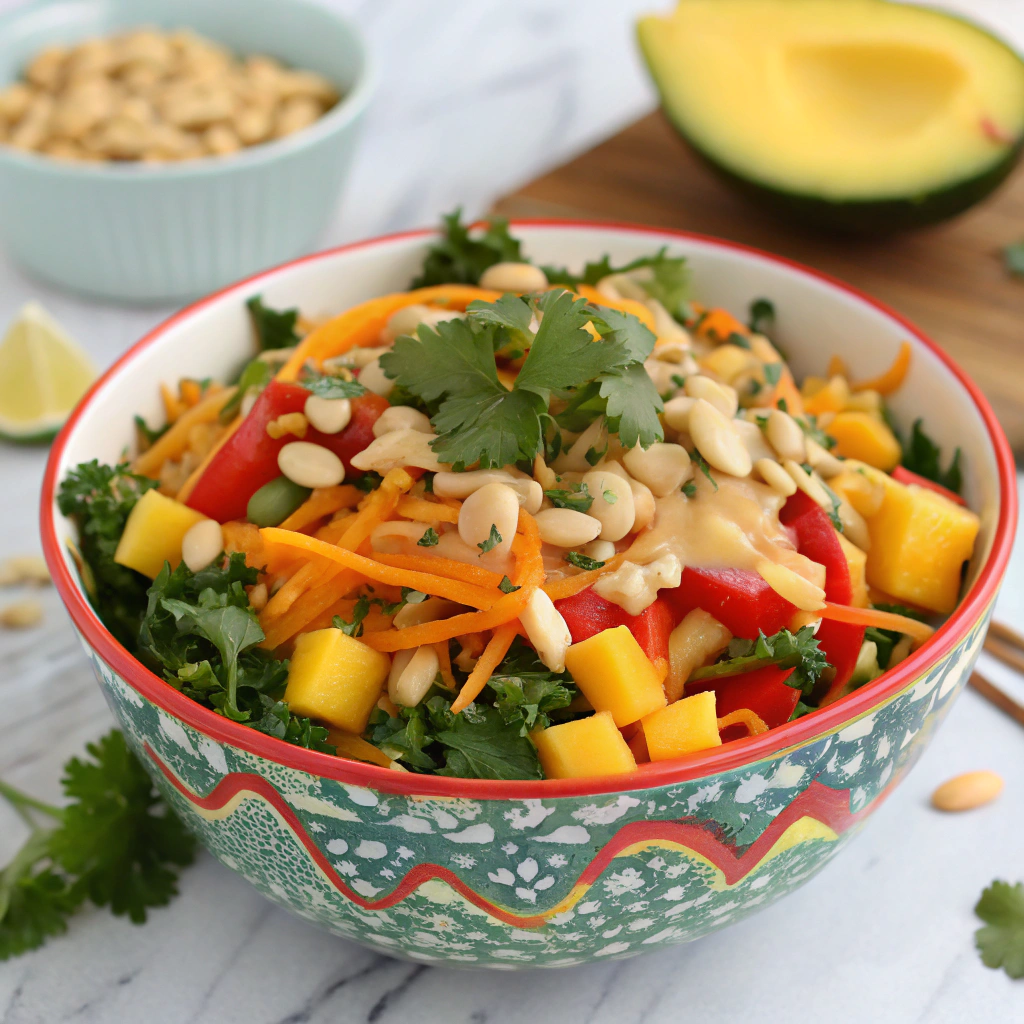 mango---kale-slaw-with-peanut-dressing (1) Mango and Kale Slaw with Creamy Peanut Dressing