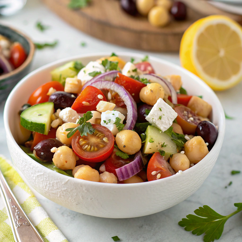 refreshing-greek-chickpea-salad-with-feta-and-oliv (1) Refreshing Greek Chickpea Salad with Feta and Olives