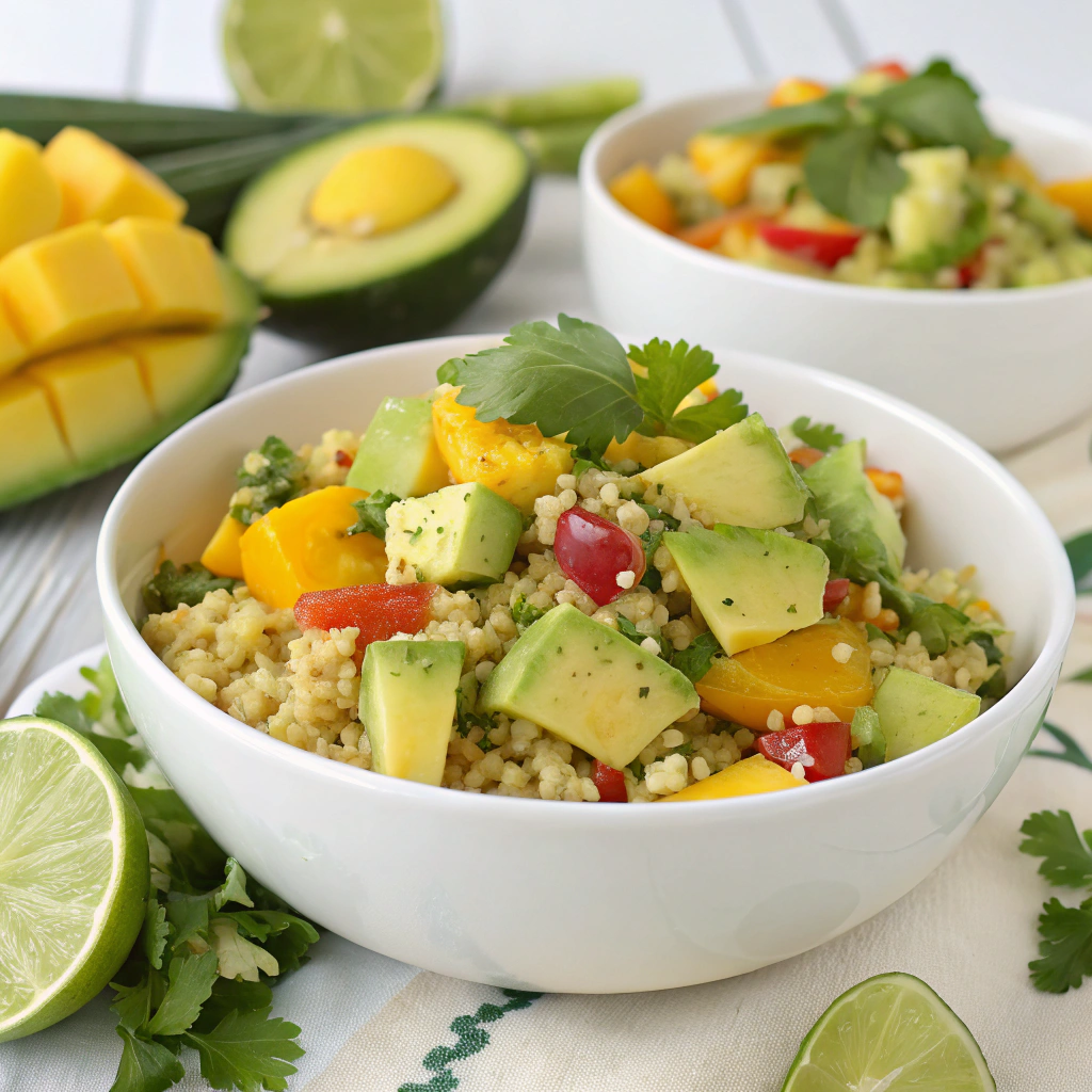 refreshing-mango-and-avocado-quinoa-salad-with-lim (1) Greek Chickpea Salad