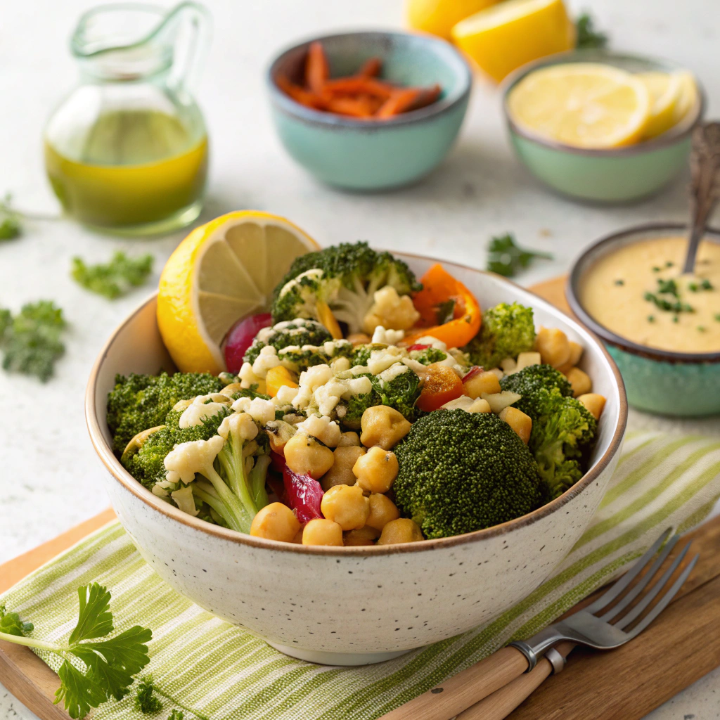 Broccoli Chickpea Buddha Bowl