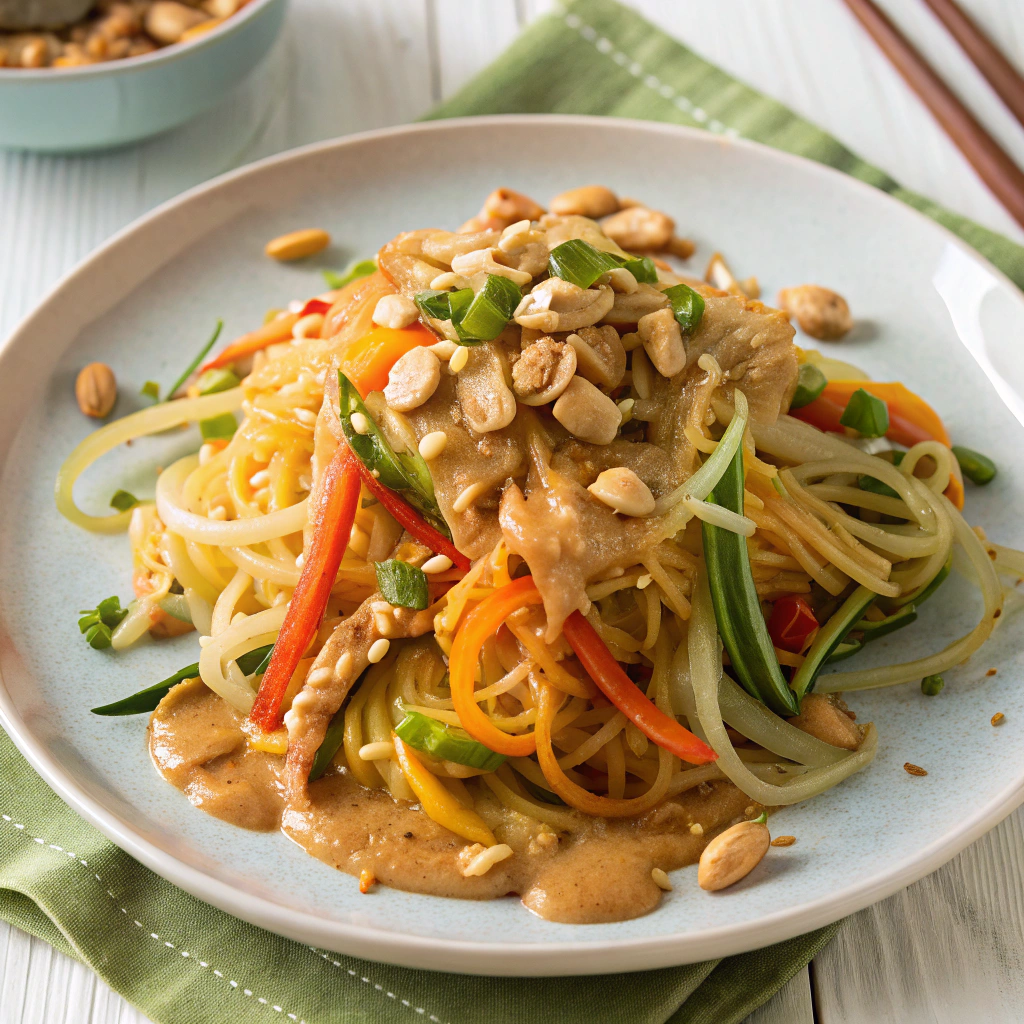 Spaghetti Squash Pad Thai with Creamy Peanut Sauce Spaghetti Squash Pad Thai