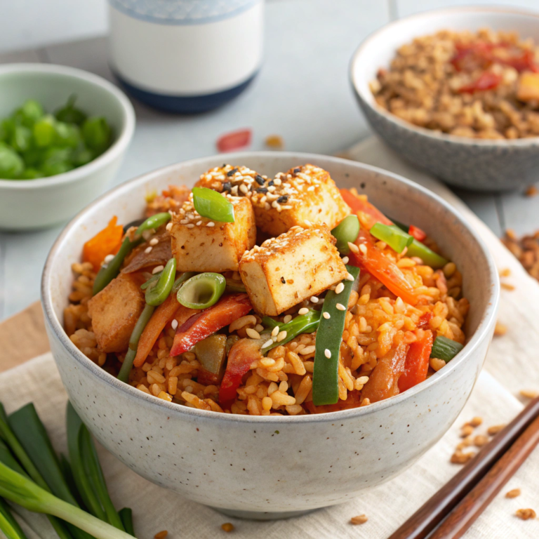 Vegan Kimchi Fried Rice