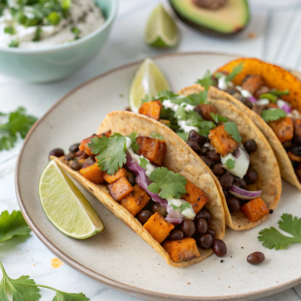 Sweet Potato Black Bean Tacos