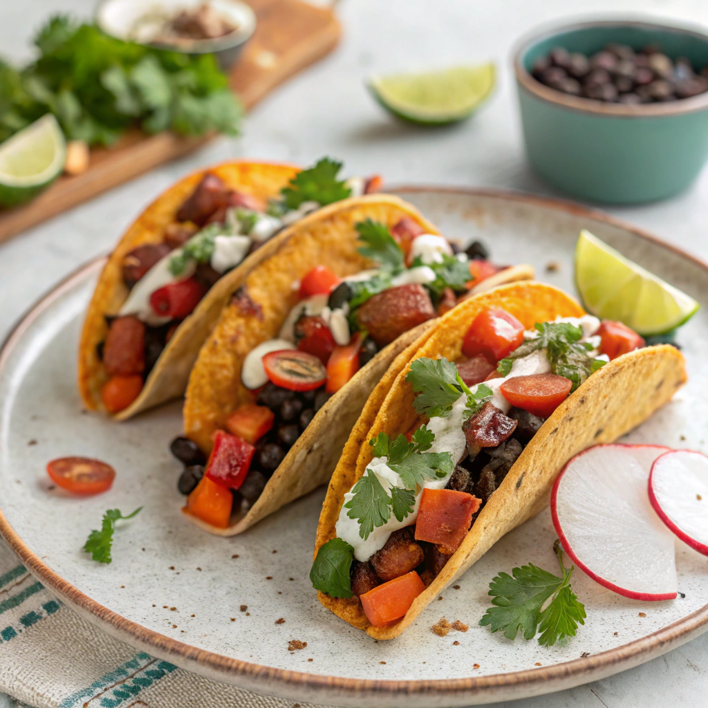 Sweet Potato Black Bean Tacos