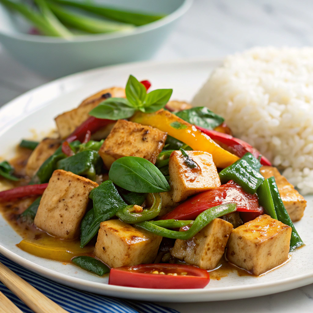 thai-basil-tofu (1) Spicy Thai Basil Tofu