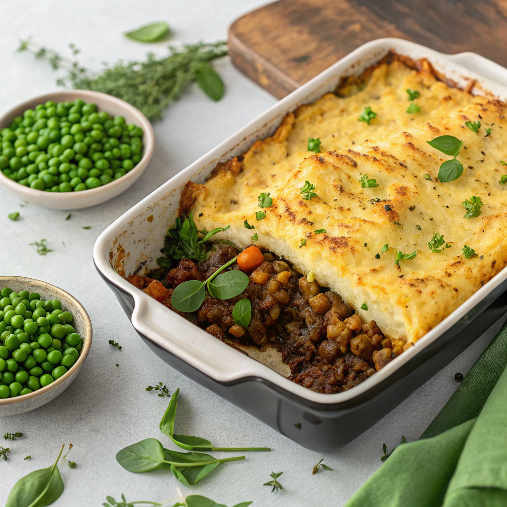 Vegan Lentil and Spinach Shepherd’s Pie Vegan Lentil and Spinach Shepherd’s Pie
