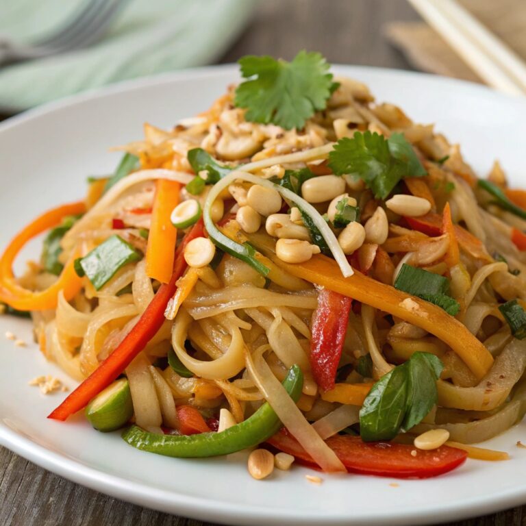 Delicious Vegetable Pad Thai Recipe