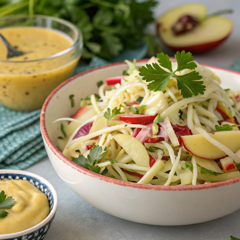 Celeriac and Apple Slaw