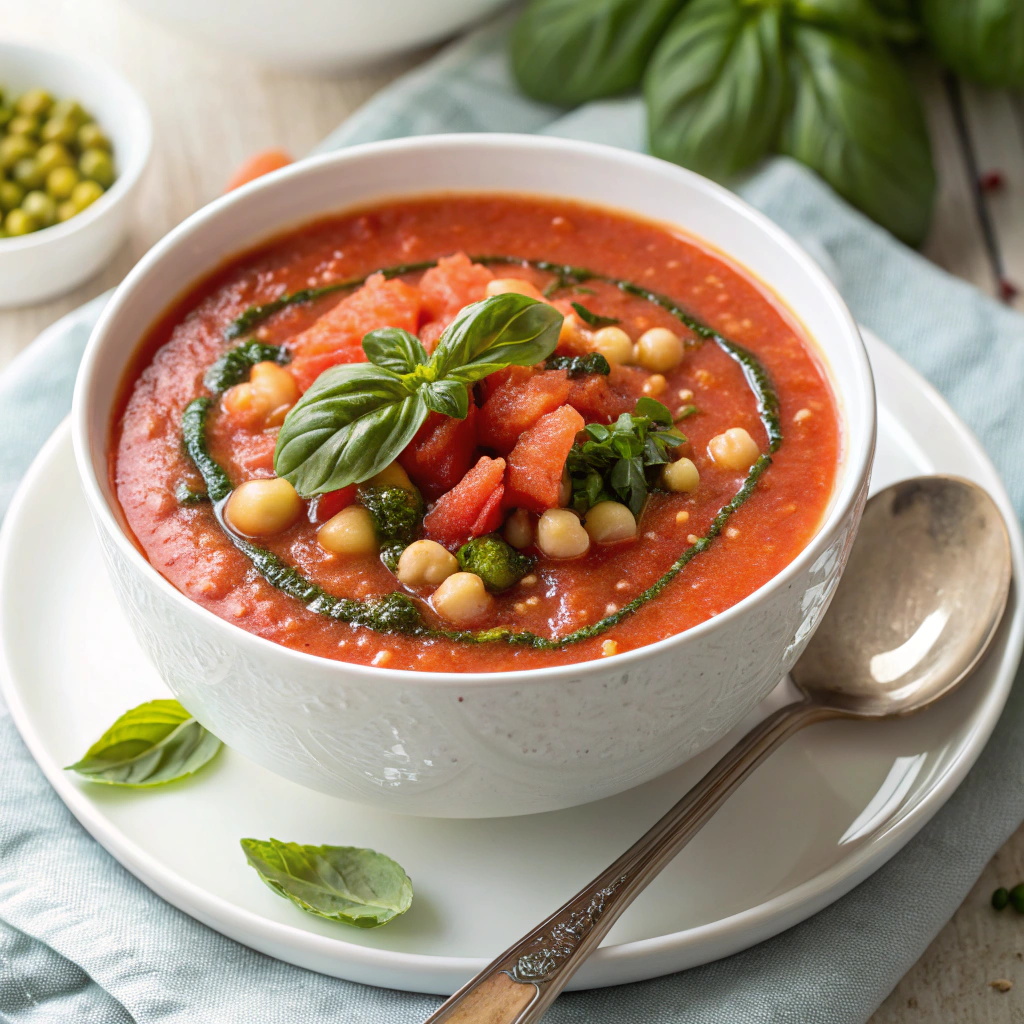 Chickpea and Tomato Gazpacho