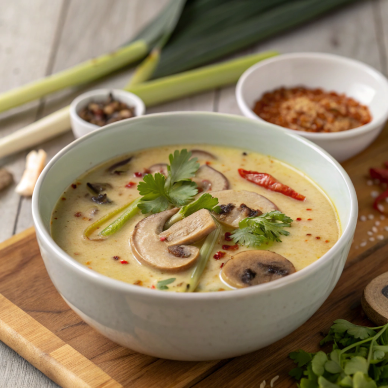 Coconut Lemongrass Mushroom Soup
