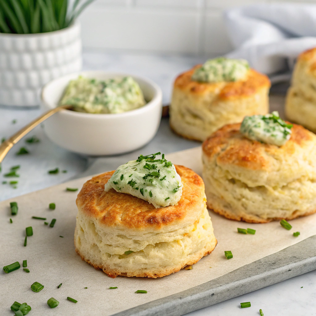 Flaky Buttermilk Cheddar Biscuits