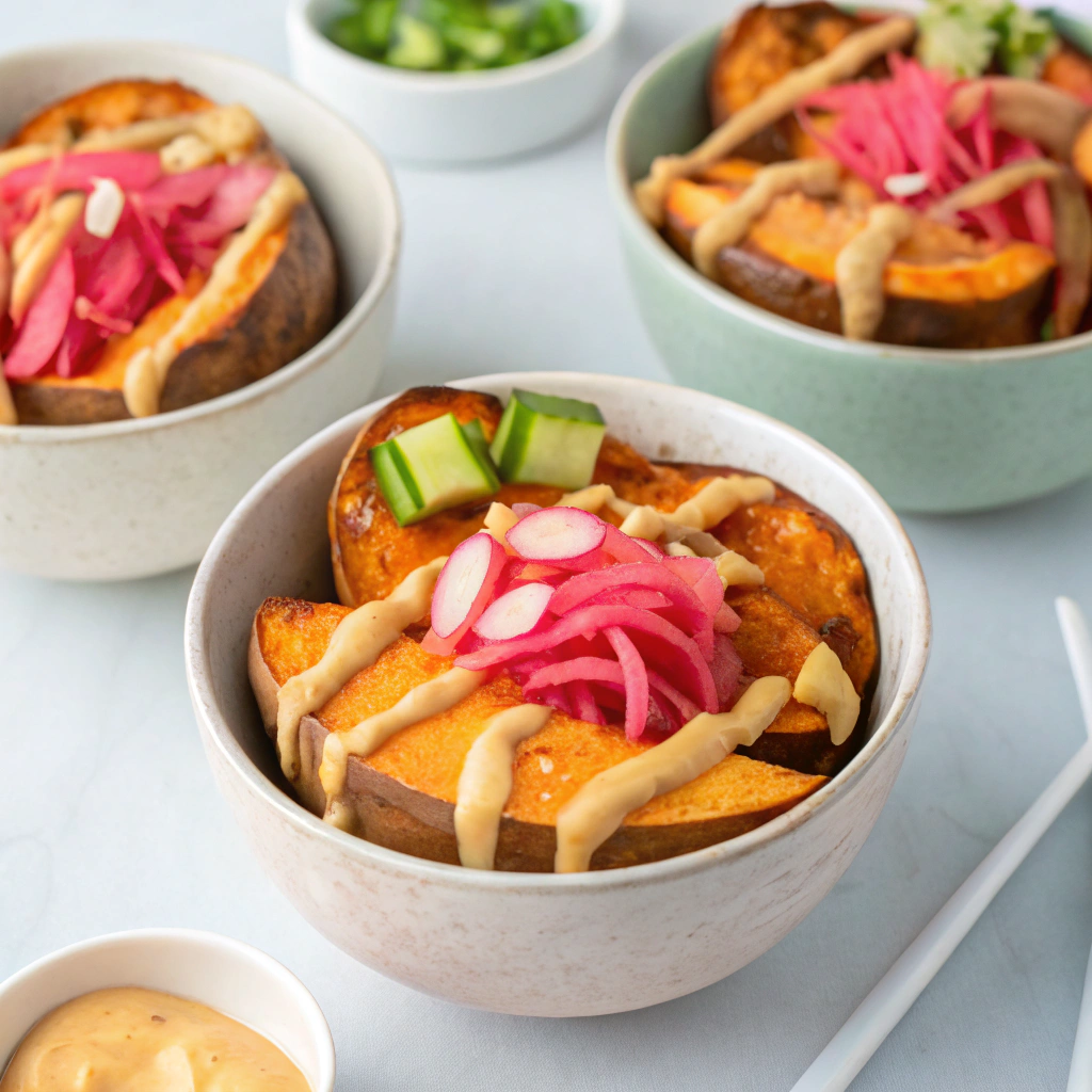 Roasted Sweet Potato Bowls