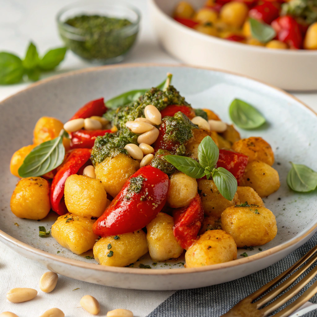 Roasted Red Pepper Gnocchi