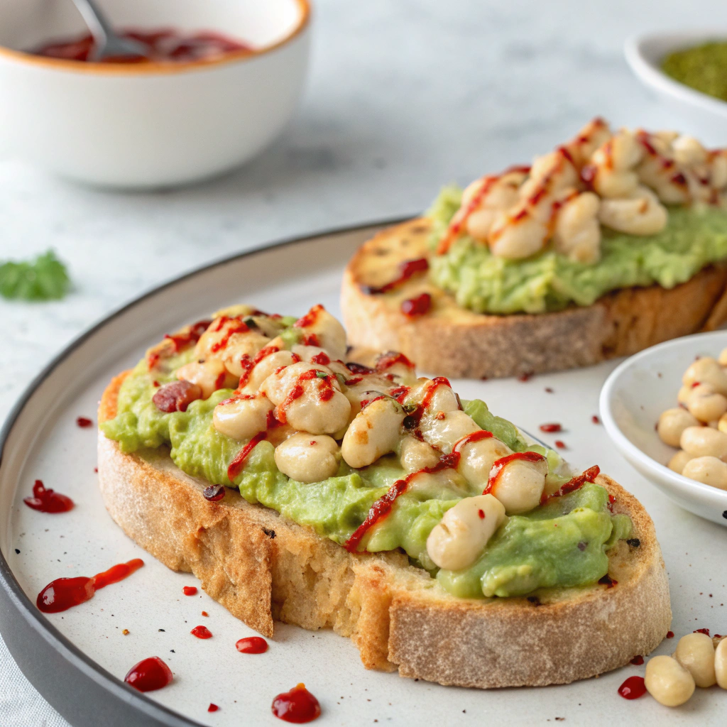 Avocado and White Bean Toast