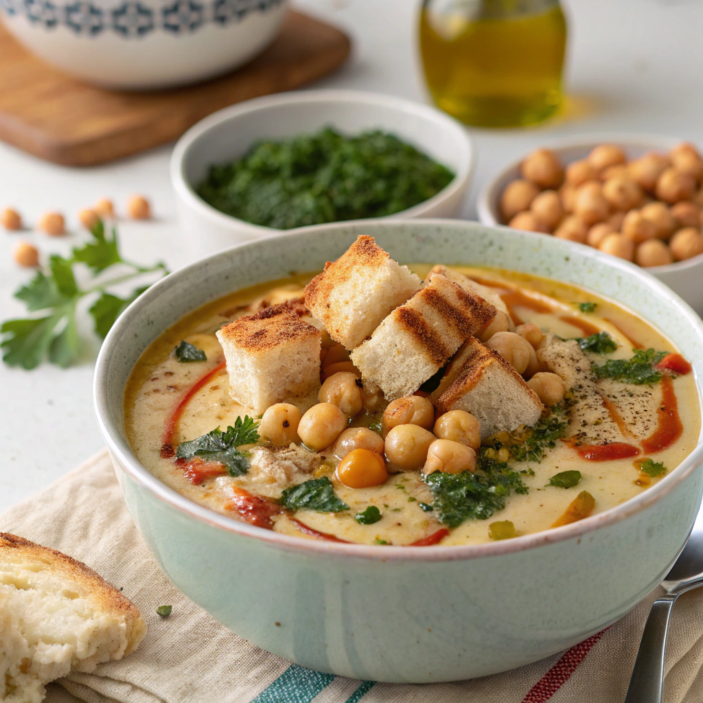 Chickpea and Harissa Soup
