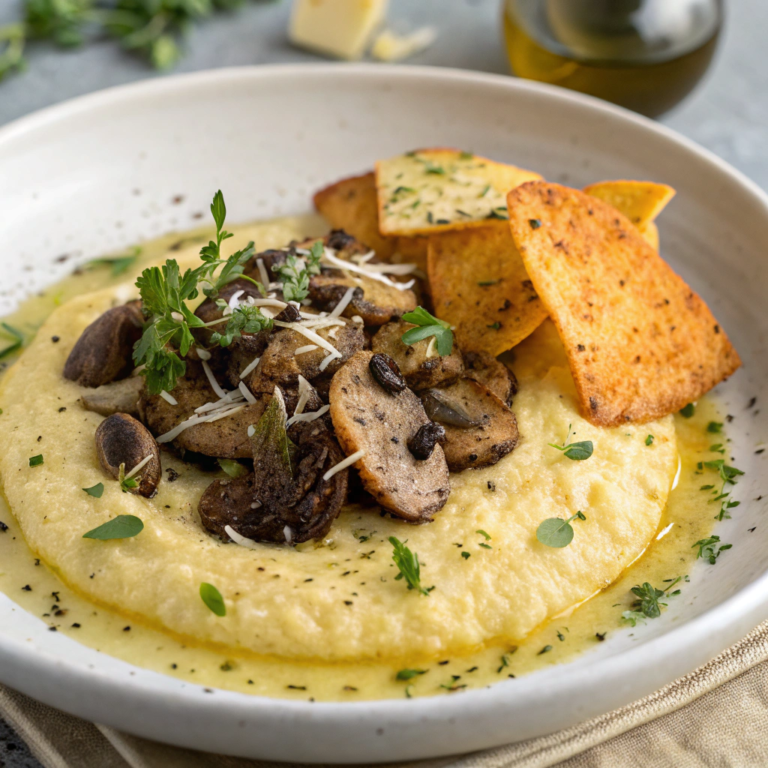 Wild Mushroom and Truffle Polenta