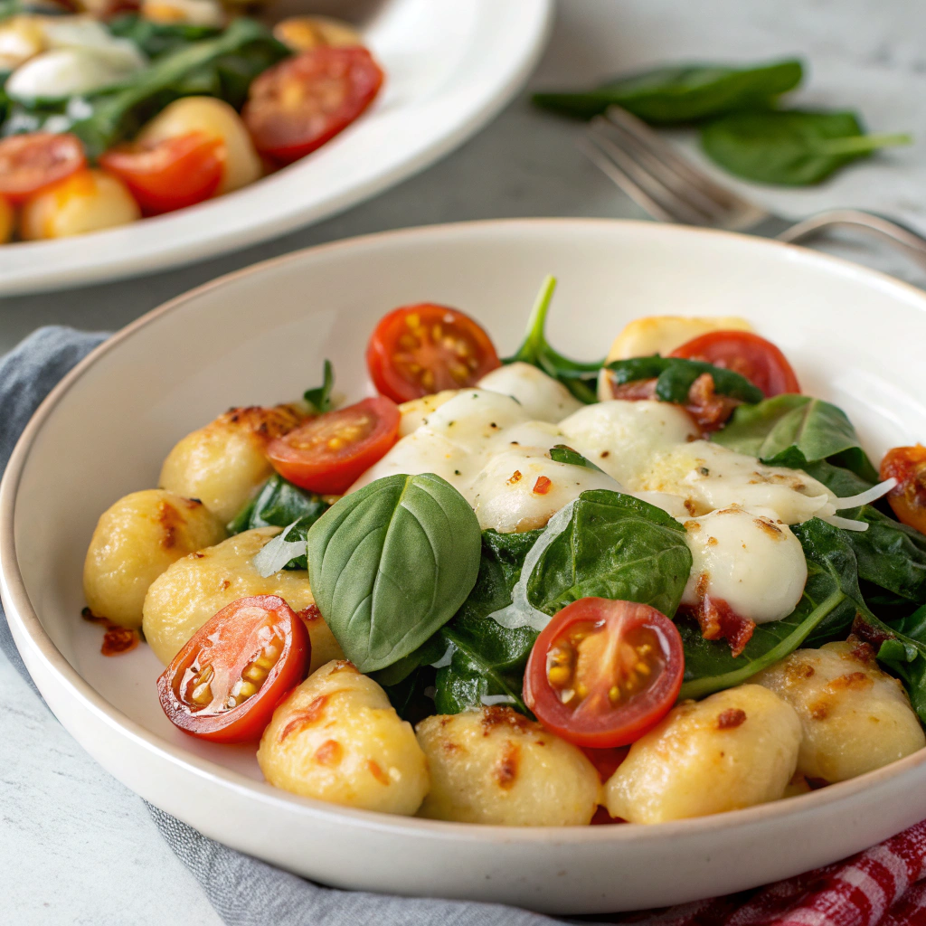 Baked Gnocchi with Spinach