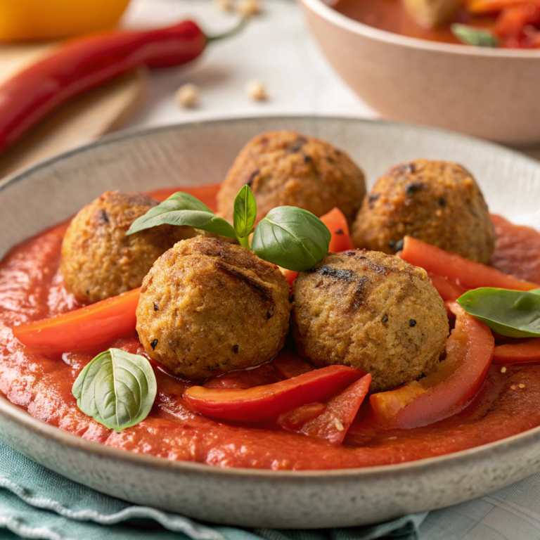 Baked Tofu Meatballs