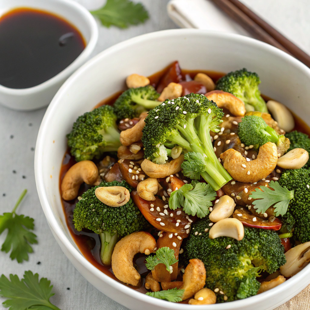 Broccoli Cashew Stir-Fry