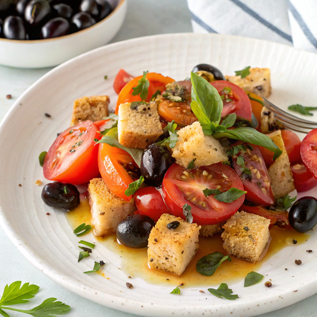 Tomato and Olive Panzanella