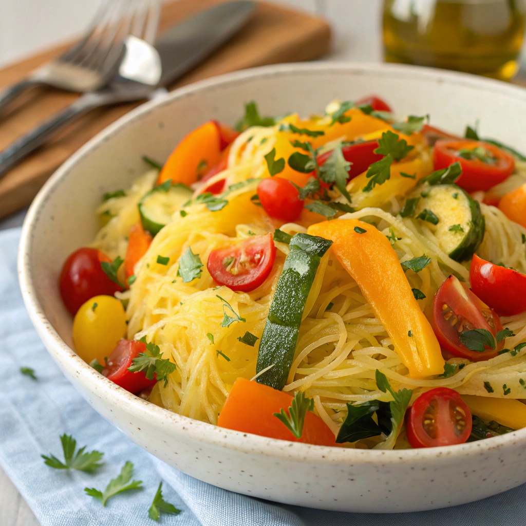 Vibrant Spaghetti Squash Primavera Vibrant Spaghetti Squash Primavera