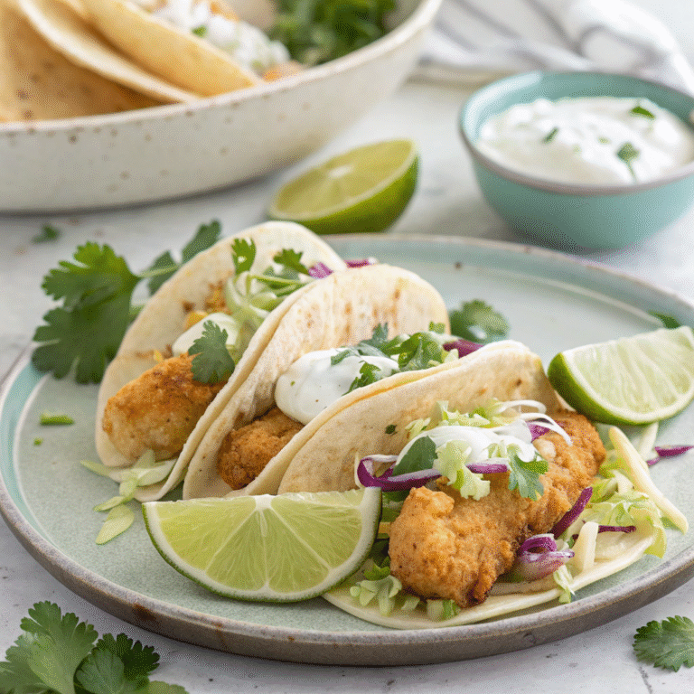 air fryer fish tacos