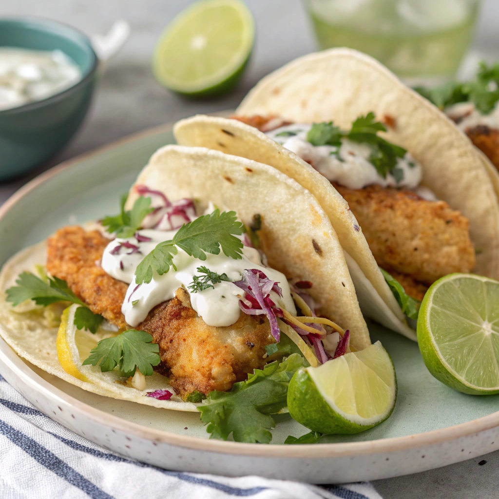 air fryer fish tacos