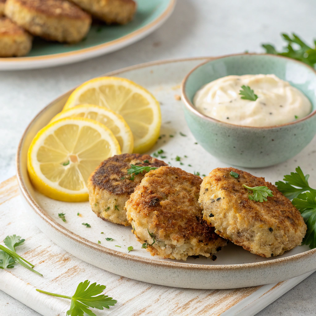 air fryer sardine cakes