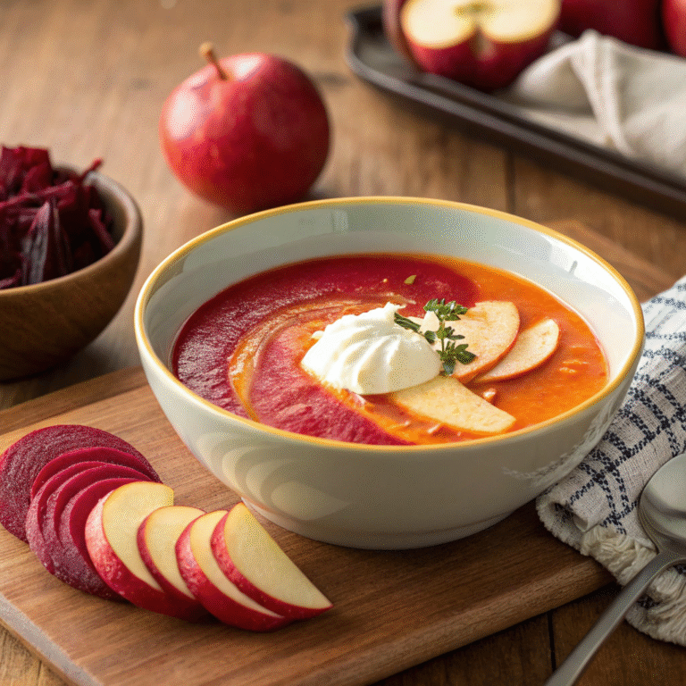 beet apple soup