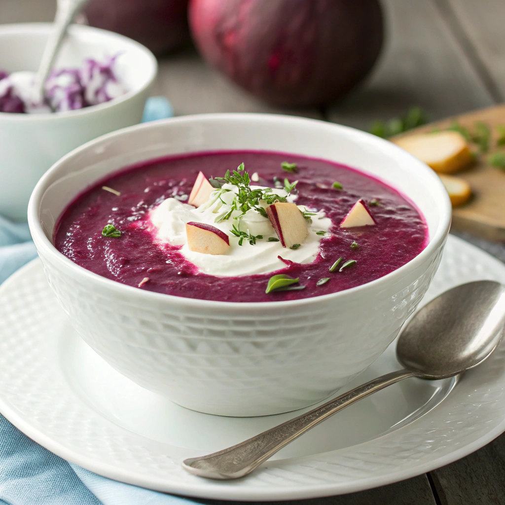 beet apple soup
