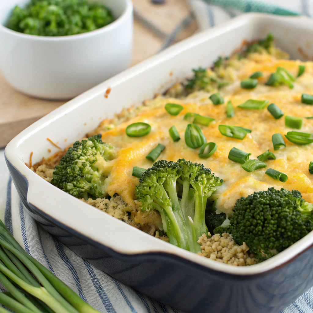 broccoli quinoa bake