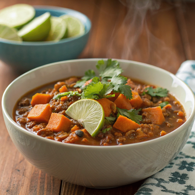 lentil sweet potato stew