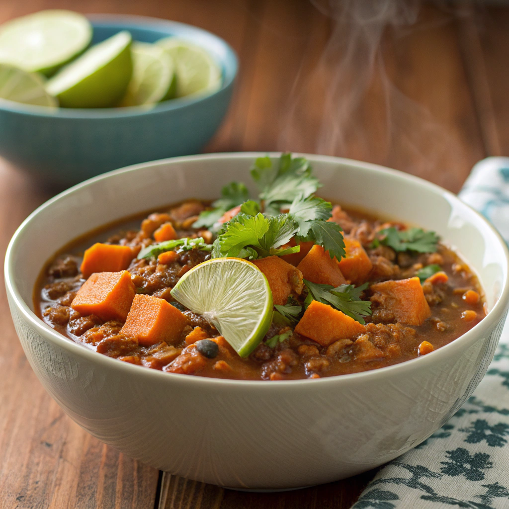lentil sweet potato stew