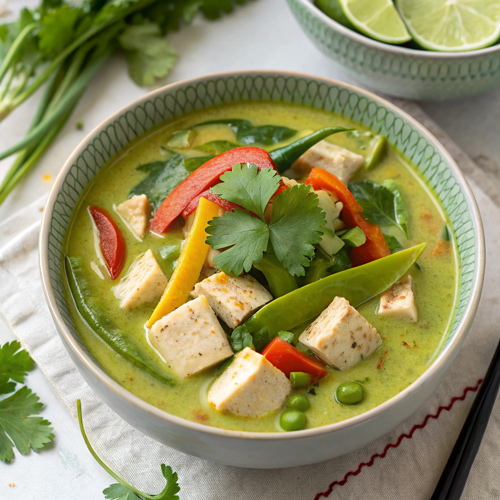 green curry tofu