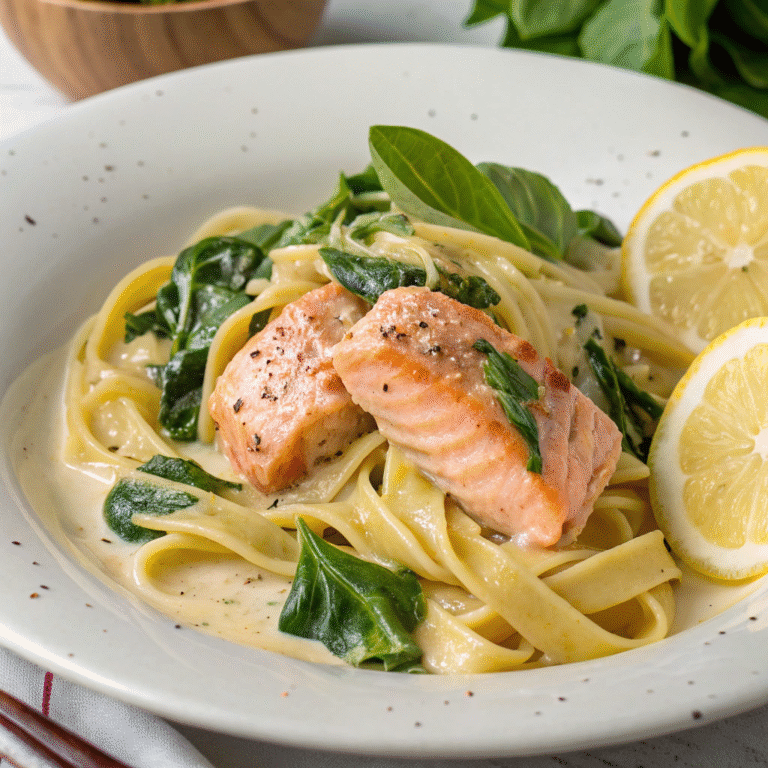 creamy salmon pasta