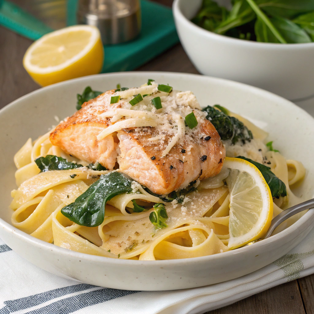 creamy salmon pasta