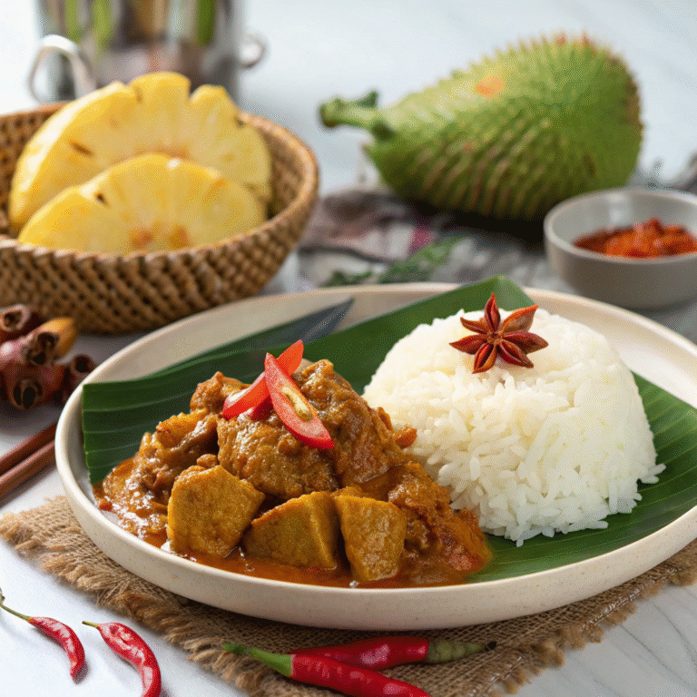 creative jackfruit rendang