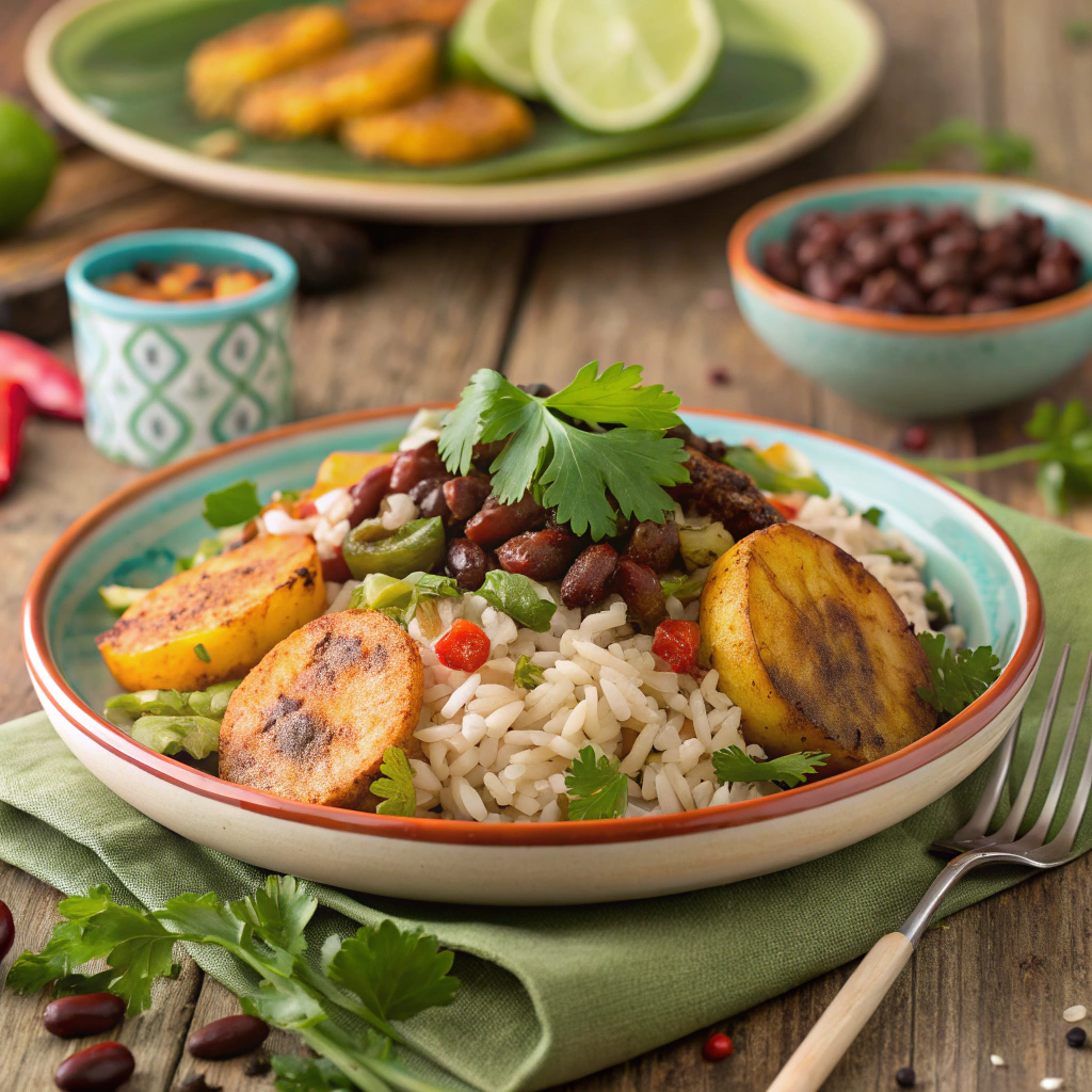 creative vegan cuban rice and