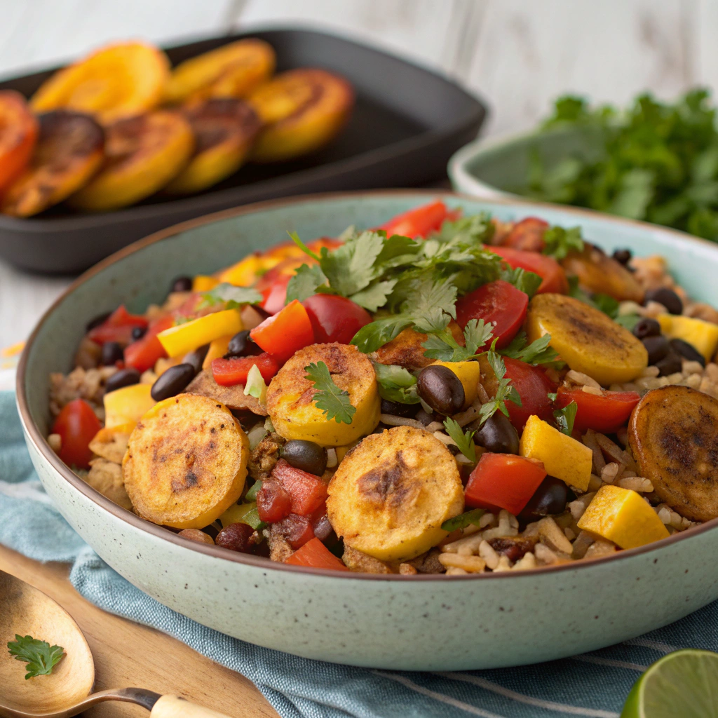 creative vegan cuban rice and